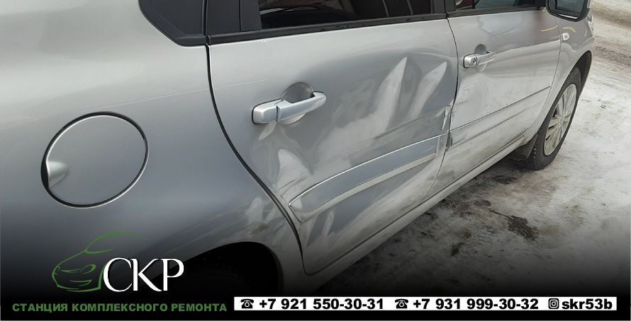 Восстановление правой части кузова на Датсун Он-До (Datsun On-Do) в СПб