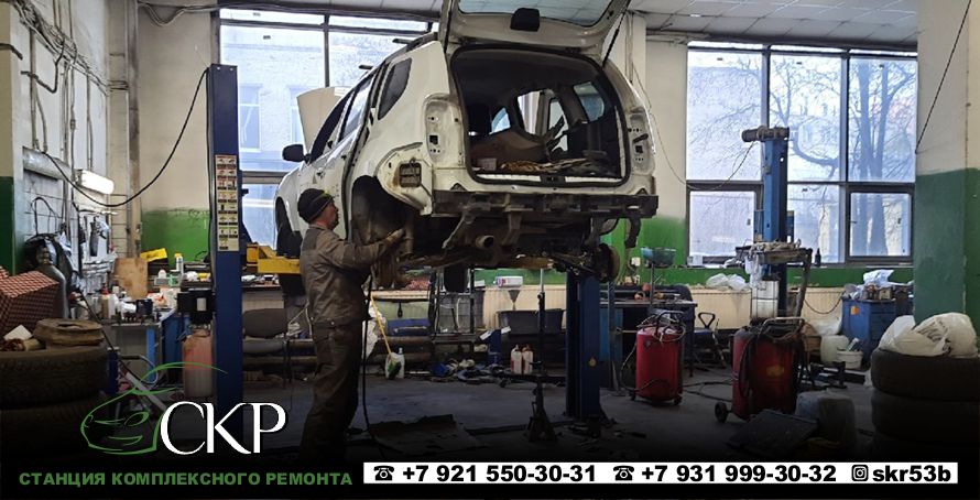 Восстановление подвески после ДТП на Рено Дастер (Renault Duster) в СПб