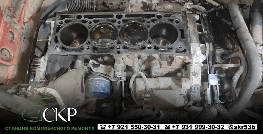 Средний ремонт двигателя на Рено Дастер (Renault Duster) в СПб